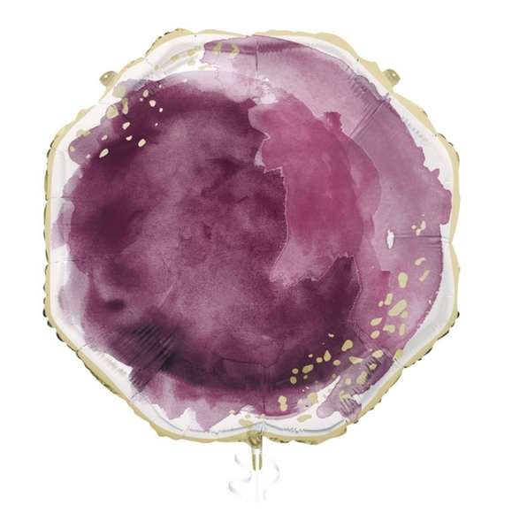 Unique Other - Unique Gold & Purple Octagonal Shaped Foil Balloon